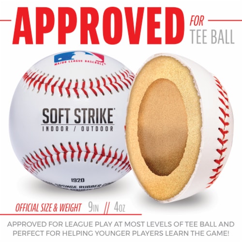 Franklin MLB Soft Strike Teeballs Perspective: back