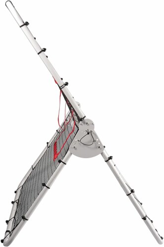 Franklin MLB Junior Deluxe Training Net - Black/Red Perspective: back