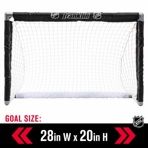 Franklin NHL Mini Hockey Goal Set Perspective: back