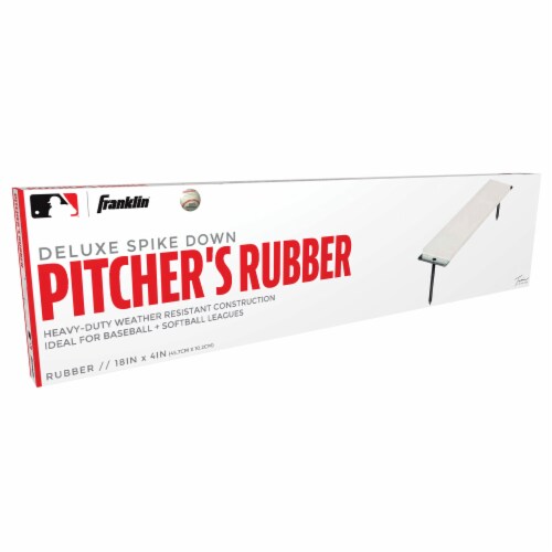 Franklin MLB Spike Down Pitcher's Rubber Perspective: back