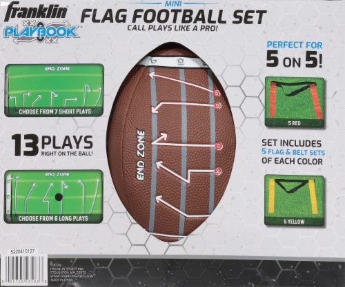 Franklin Playbook Mini Flag Football Set Perspective: back