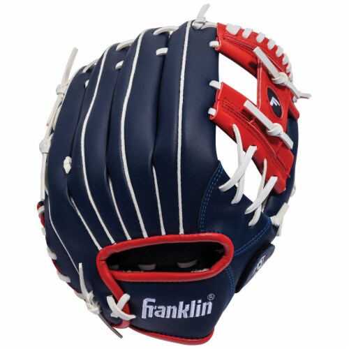 Franklin Field Master Series USA Regular Baseball Glove - Blue/Red Perspective: back