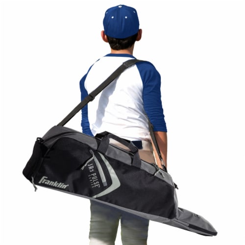 Franklin Junior Equipment Bag - Black/Gray Perspective: back