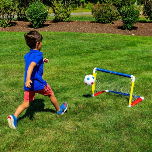 Franklin® Future Kids Soccer Goal Set Perspective: back