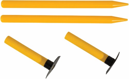 Franklin® Rubber Horseshoe Set Perspective: back