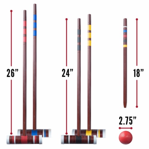 Franklin Starter Croquet Set Perspective: back