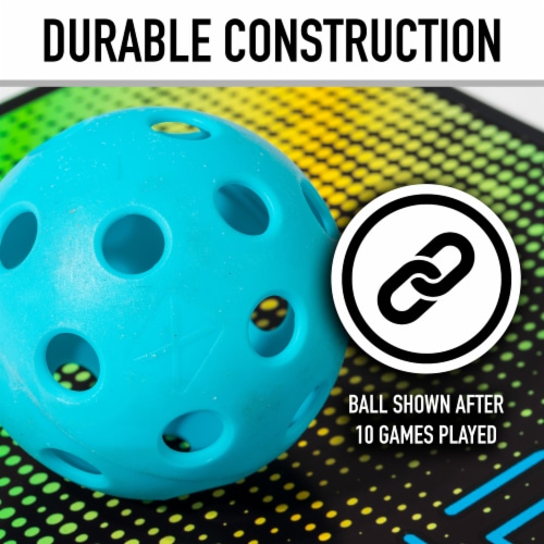 Franklin Blue Pickleball Balls Perspective: back