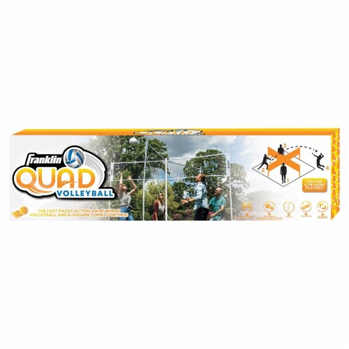 Franklin® Quad Volleyball Set Perspective: back