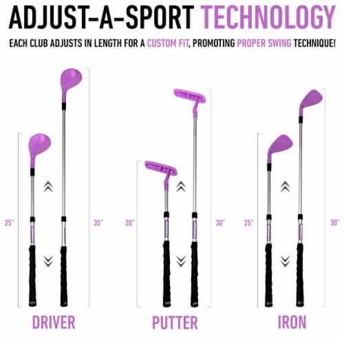 Franklin Future Champs Golf Set - Pink Perspective: back