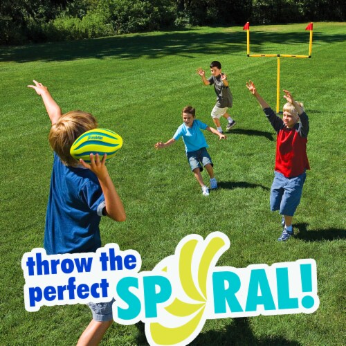 Franklin Sports 9 Inch Probrite Spiral Foam Football Perspective: back