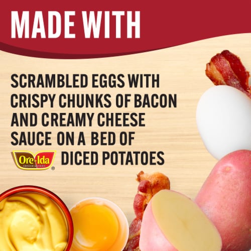 Smart Ones Crispy Bacon Scramble Frozen Meal, Box Perspective: back