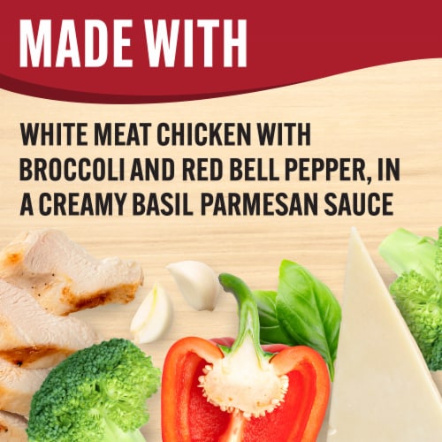 Smart Ones Chicken with Broccoli Red Peppers & Creamy Basil Parmesean Sauce Frozen Meal Perspective: back