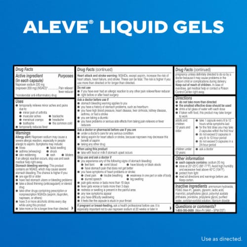 aleve gel capsules