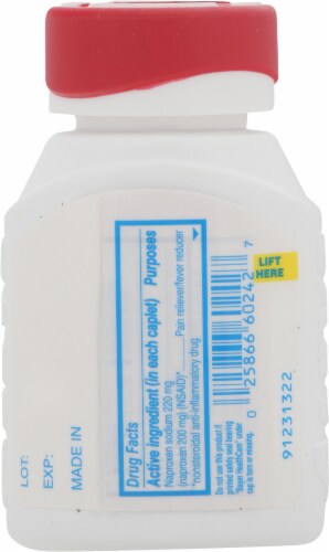 Aleve® All Day Strong®  Naproxen Sodium Arthritis Pain Relief Caplets Perspective: back