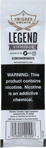 Swisher Sweets Legend Diamond Cigars Perspective: back