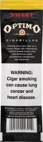 Swisher Sweets Optimo® Natural Leaf Sweet Cigarillos Perspective: back