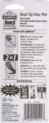 Elmer's Dual Tip Board Mate Glue Pen Perspective: back