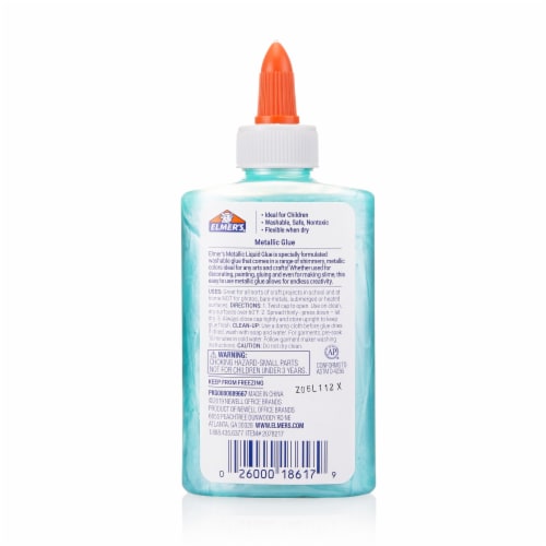 Elmer's® Metallic Glue - Teal Perspective: back