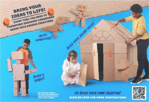 Build A DIY Cardboard House  Elmer's Build It Tools Tutorial