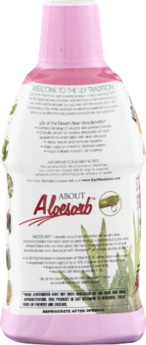 Lily of the Desert Aloe Herbal Stomach Formula Perspective: back