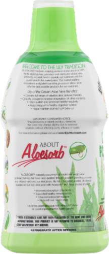 Lily Of The Desert Aloe Herbal Detox Formula Dietary Supplement Perspective: back