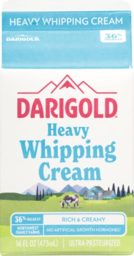 Darigold® Classic Heavy Whipping Cream Perspective: back