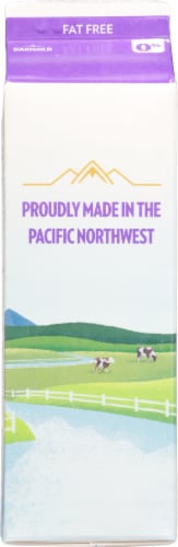 Darigold® Zero Ultra-Pasteurized Fat Free Milk Perspective: back