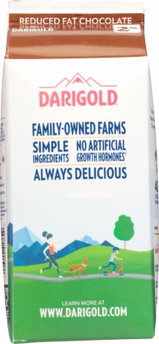 Darigold Fit Chocolate Reduced Fat Ultra-Filtered Milk Perspective: back