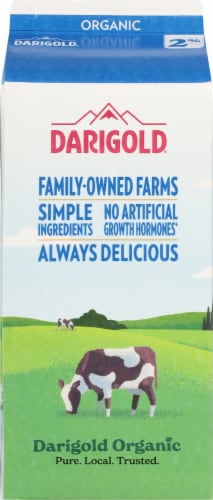 Darigold Northwest Organic Reduced Fat 2% Milk Perspective: back