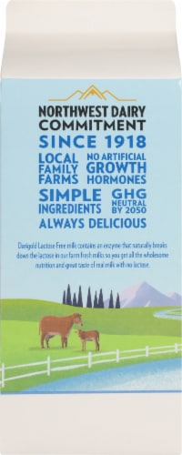 Darigold® Lactose Free Reduced Fat 2% Milk Perspective: back