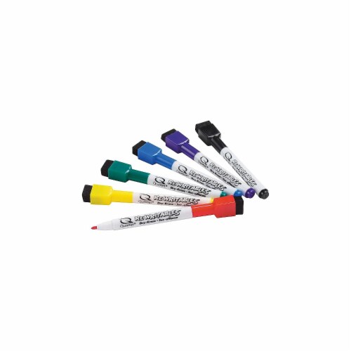 6 Pc Dry Erase Whiteboard Markers Assorted Colors Eraser Office School Low  Odor, 1 - Harris Teeter