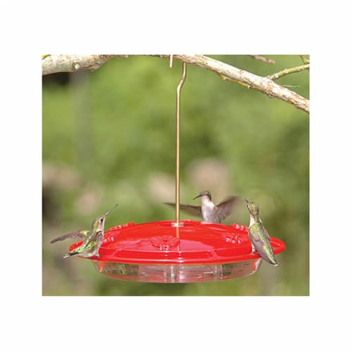 Aspects Hummzinger Excel Capacity Hummingbird Feeder (16 oz) Perspective: back