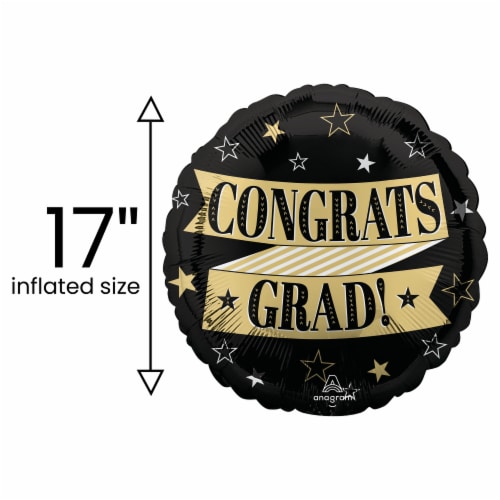 Congrats to the Grad Helium Filled Balloon Perspective: back
