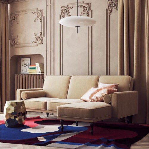 Dhp velvet futon discount