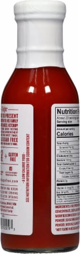 G Hughes® Sugar Free Tomato Ketchup Perspective: back