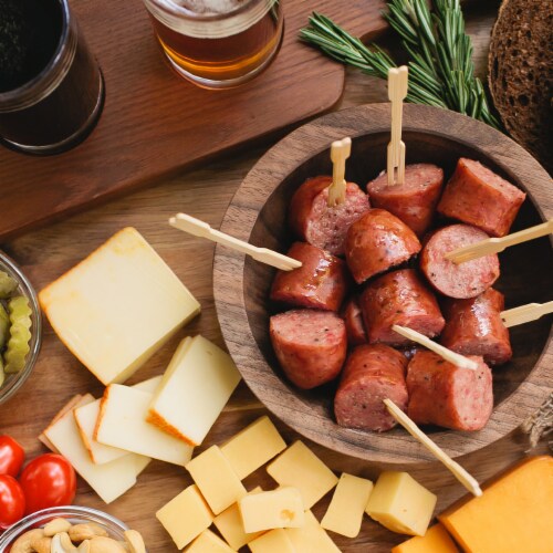 Kiolbassa Roasted Garlic Smoked Sausage Perspective: back
