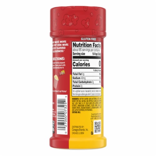 Orville Redenbacher's Movie Theater Butter Artificially Flavored Popcorn Seasoning Perspective: back