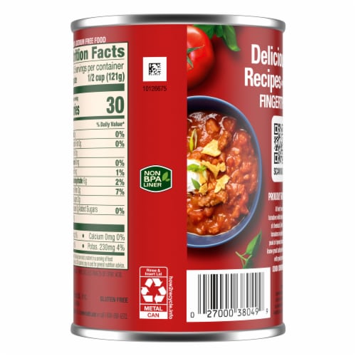 Hunt's No Salt Added Diced Tomatoes Perspective: back