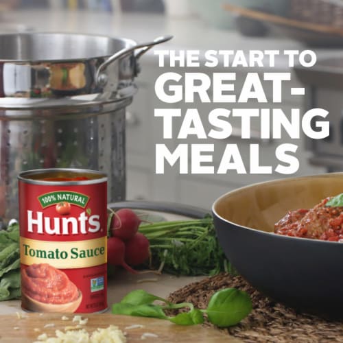 Hunt's Tomato Sauce Perspective: back