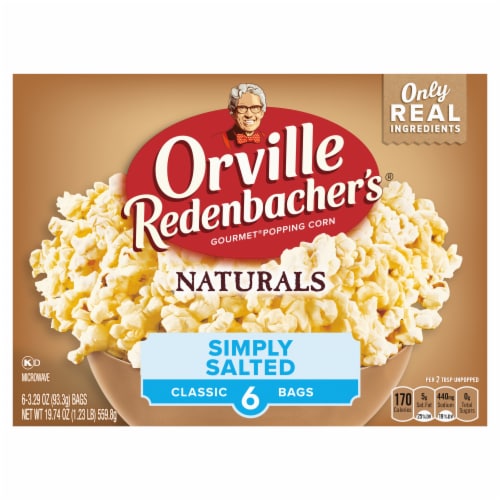 Orville Redenbacher's Naturals Simply Salted Microwave Popcorn Perspective: back