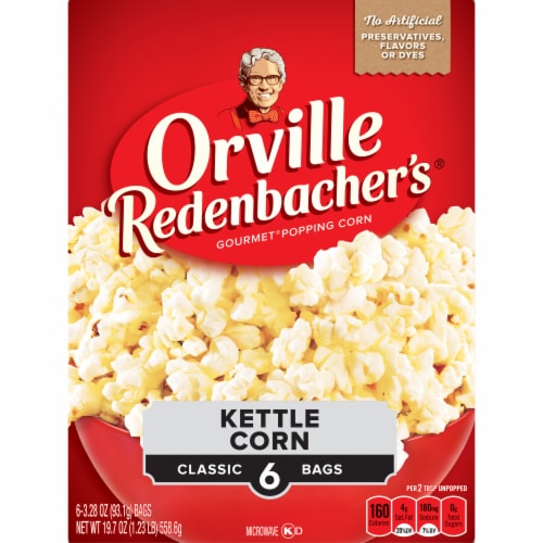 Orville Redenbacher’S Kettle Corn Microwave Popcorn Perspective: back