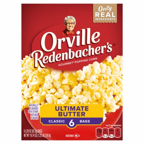 Orville Redenbacher’S Ultimate Butter Microwave Popcorn Perspective: back