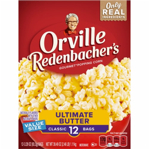 Orville Redenbacher’S Ultimate Butter Microwave Popcorn Perspective: back