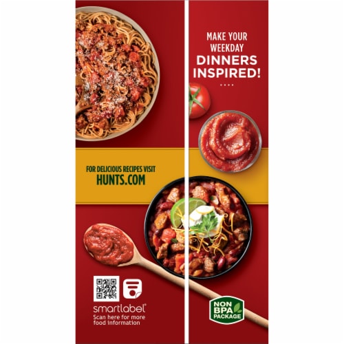 Hunt's® Tomato Sauce Perspective: back