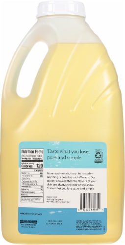 Wesson® Pure Vegetable Oil Perspective: back