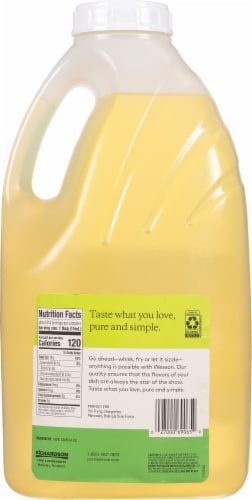 Wesson® Pure Canola Oil Perspective: back