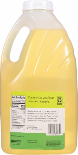 Wesson® Pure Canola Oil Perspective: back