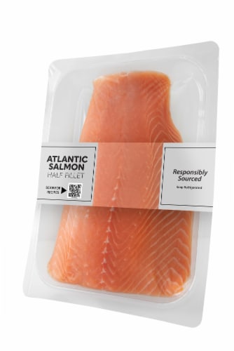 Atlantic Salmon Half Fillet Perspective: back