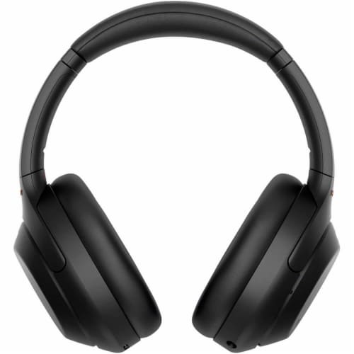 Sony WH1000XM4B Wireless Noise-Cancelling Over-the-Ear Headphones Set - Black Perspective: back