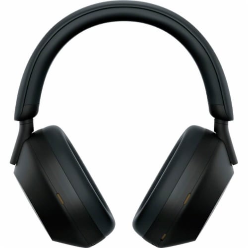 Sony WH1000XM5B Noise-Canceling Over-Ear Headphones - Black Perspective: back